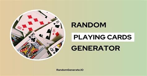 smart card random number generator|random card generator 52 deck.